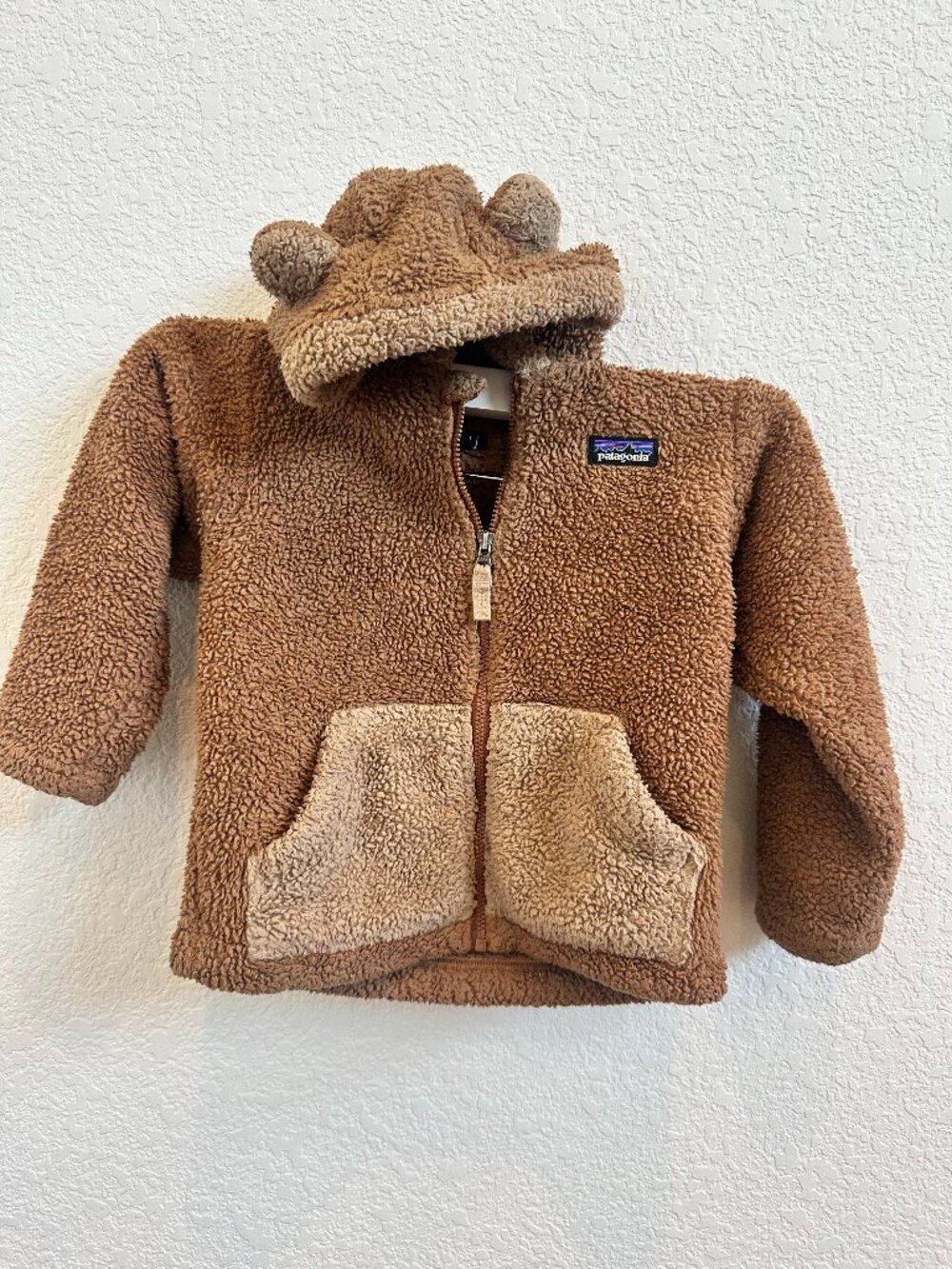 patagonia Kids Teddy Bear Fleece Zip Up Coat, 3T